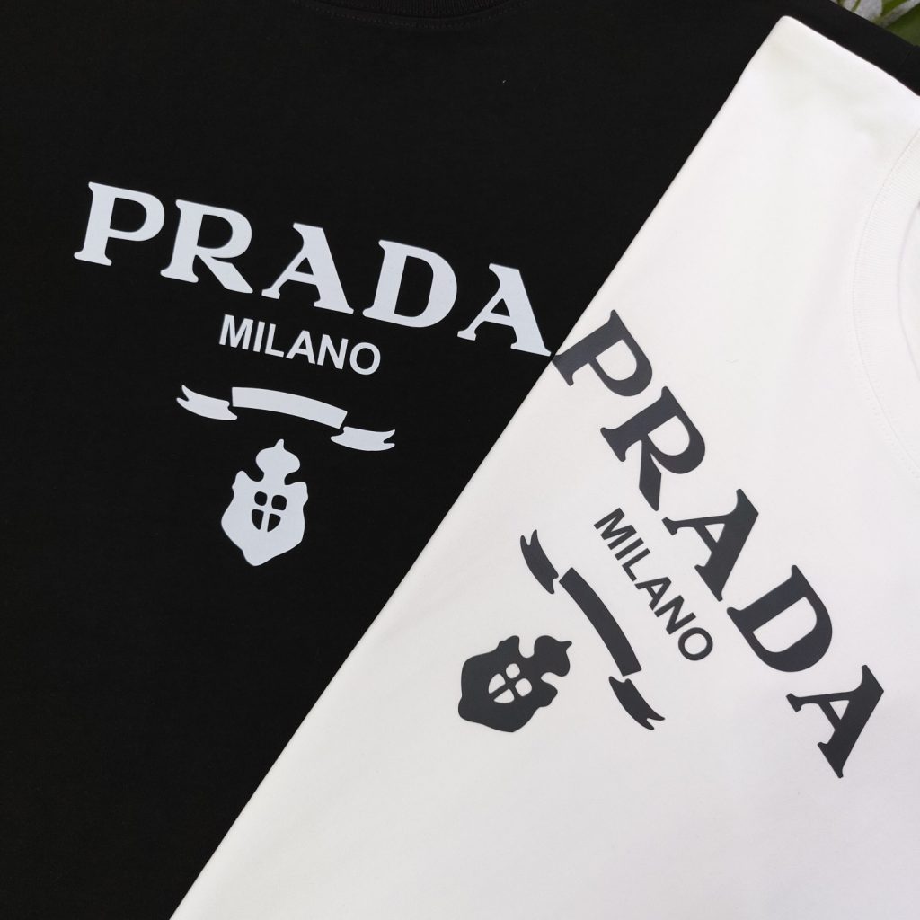 PRADA(プラダ) 入手困難 コピー 定番シンプルなアルファベット柄ロゴプリントカジュアルTシャツ|スーパーコピーn級優良店 5 PRADA(プラダ) 入手困難 コピー 定番シンプルなアルファベット柄ロゴプリントカジュアルTシャツ