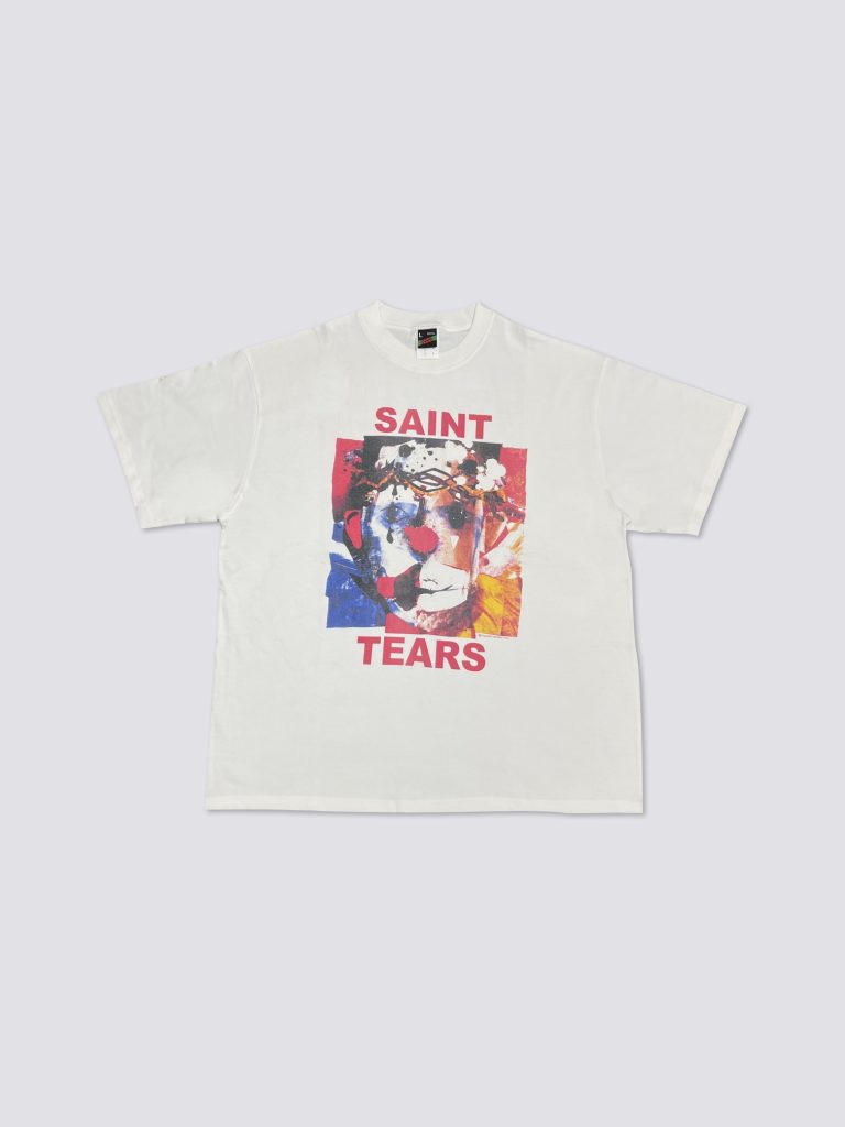 Saint Michael（セントマ イケル）スーパーコピー アメリカンピエロプリントオシャレカジュアルTシャツ