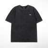 STUSSY(ステューシー）コピー 激安販売 定番ロゴ刺繍コットンウォッシュ半袖Tシャツ