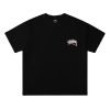 STUSSY(ステューシー）激安販売 偽物 優れた品質コントラストカラー落書アルファベットプリントラウンドネック半袖