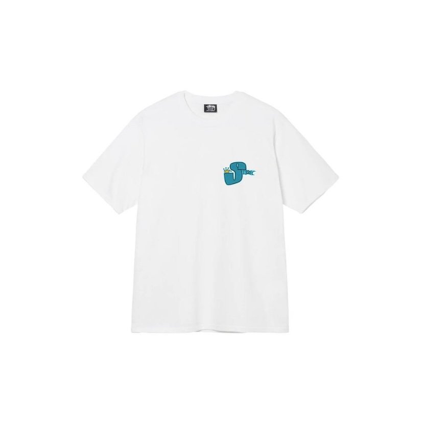 STUSSY(ステューシー) スーパーコピー おもしろアルファベットプリント半袖Tシャツ 通販