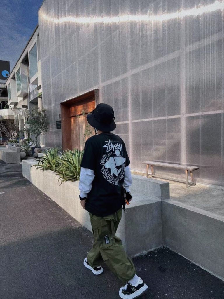 STUSSY(ステューシー) n級品 プリント柄ラウンドネック半袖Tシャツ男女同タイプ 激安通販