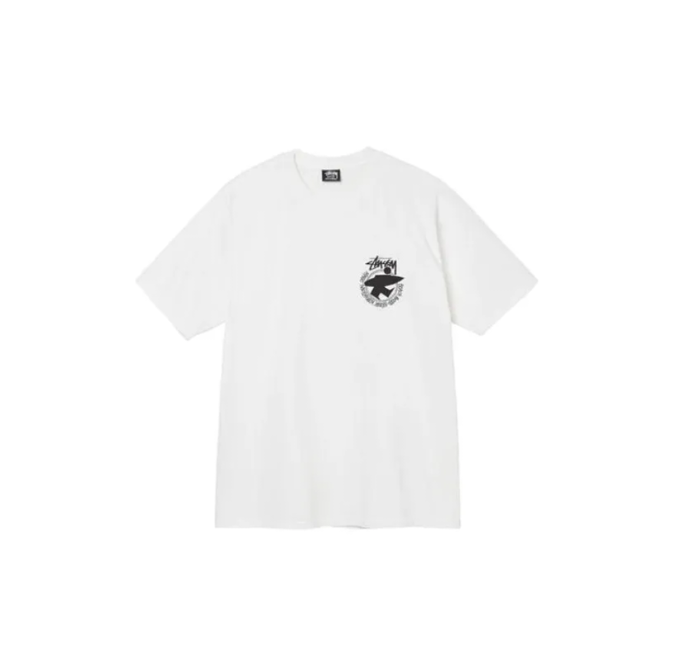 STUSSY(ステューシー） n級品 プリント柄ラウンドネック半袖Tシャツ男女同タイプ 激安通販