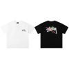 STUSSY(ステューシー）激安販売 偽物 優れた品質コントラストカラー落書アルファベットプリントラウンドネック半袖