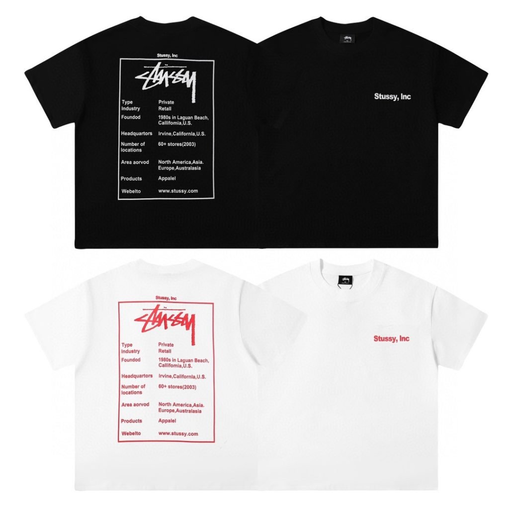 STUSSY(ステューシー) コピー アルファベットのサイコロ柄プリント半袖Tシャツ 激安通販