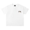 STUSSY(ステューシー）激安販売 偽物 優れた品質コントラストカラー落書アルファベットプリントラウンドネック半袖