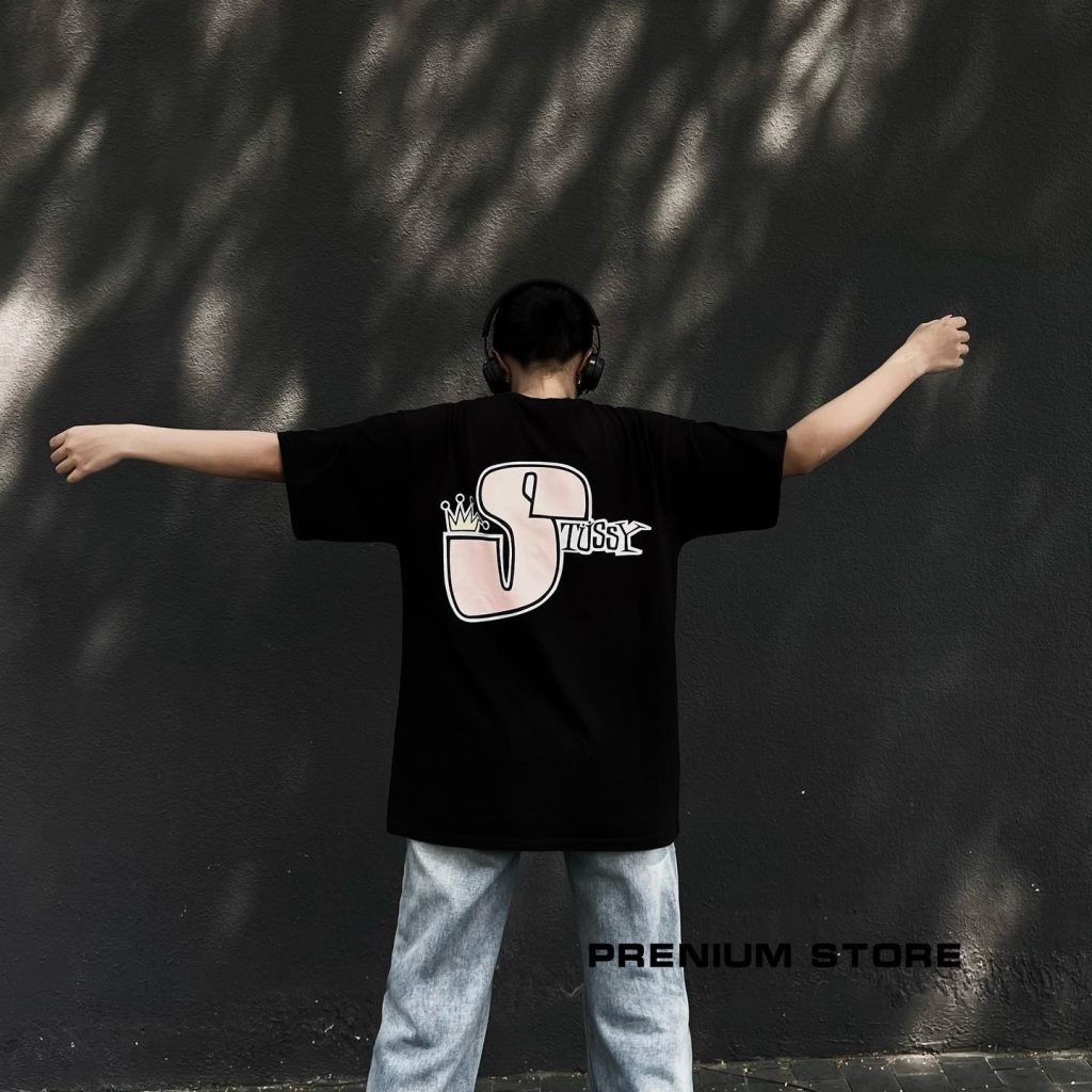 STUSSY(ステューシー) 偽物 おもしろアルファベットプリント半袖Tシャツ 激安販売