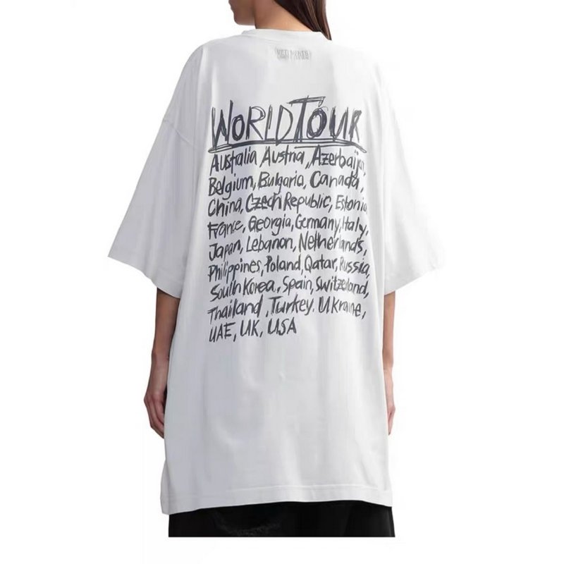 Vetements(ヴェトモン) n級品 英語プリント半袖Tシャツ男女タイプ 激安通販