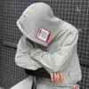 Vetements(ヴェトモン) コピー 秋冬シンプルアルファベットロゴパッチフード付きスウェットパーカー 通販