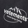 VETEMENTS(ヴェトモン) コピー 高グラム純綿プリント短面 激安通販