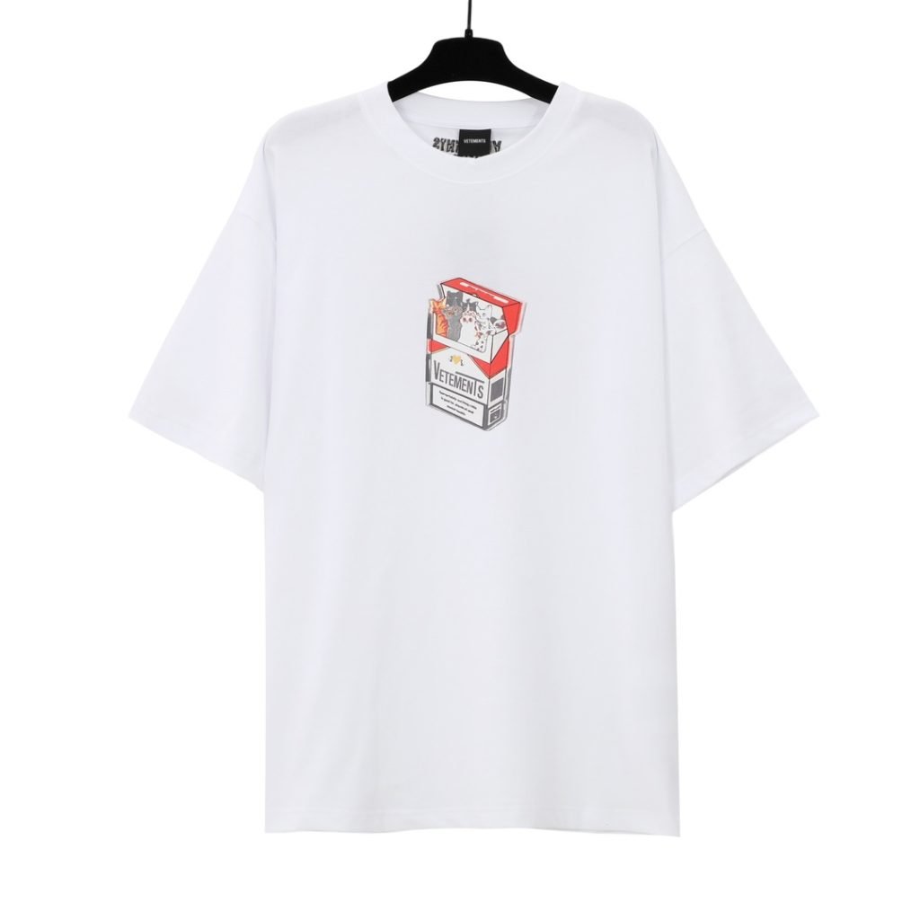 VETEMENTS(ヴェトモン）コピー 激安販売 アメリカンファッション男女ゆったり半袖Tシャツ