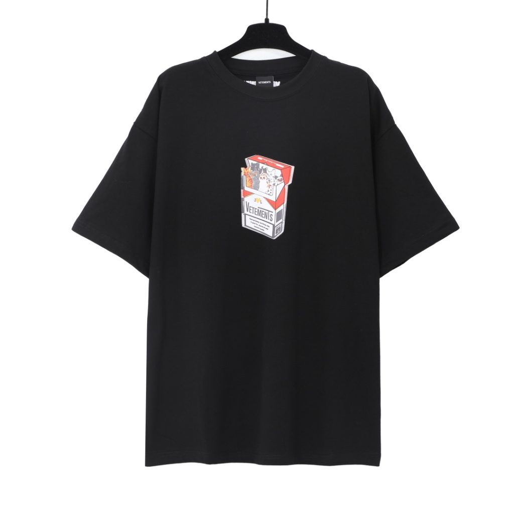 VETEMENTS(ヴェトモン)コピー 激安販売 アメリカンファッション男女ゆったり半袖Tシャツ