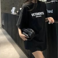 VETEMENTS(ヴェトモン）コピー レトロシンプルなスタイルアルファベットプリントカジュアル半袖