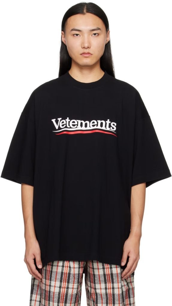 VETEMENTS(ヴェトモン） コピー 業界最高い品質 波プリント半袖