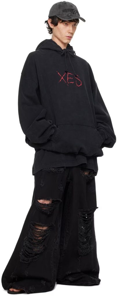    VETEMENTS(ヴェトモン）入手困難 コピー   アルファベットプリントカジュアルパーカー