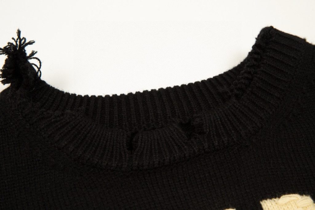 Saint Michael（セントマイケル）芸能人    コピー アメリカントレンドニットゆったりセーター 激安通販