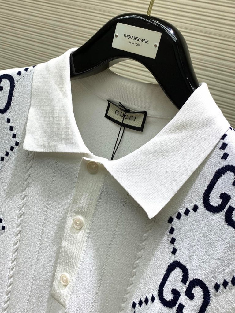 Gucci(グッチ) 激安販売 入手困難 コピー オシャレでカジュアル半袖poloニットシャツ