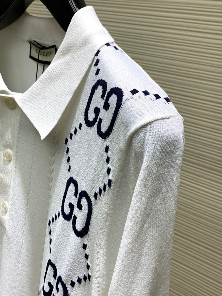 Gucci(グッチ) 激安販売 入手困難 コピー オシャレでカジュアル半袖poloニットシャツ