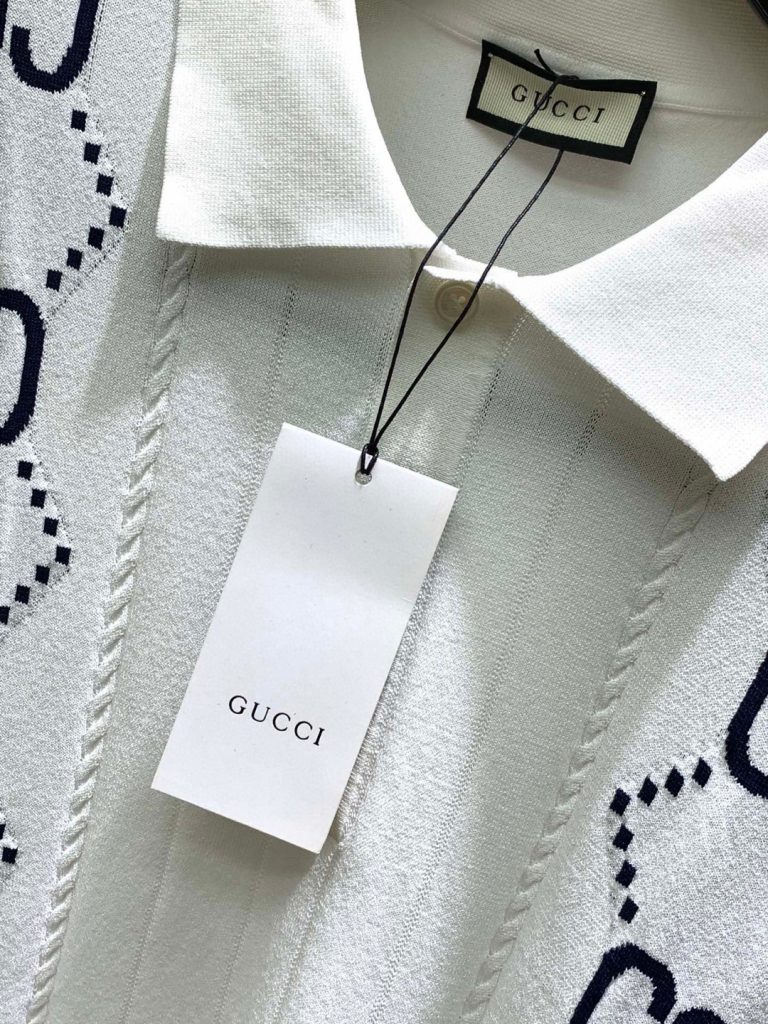 Gucci(グッチ) 激安販売 入手困難 コピー オシャレでカジュアル半袖poloニットシャツ
