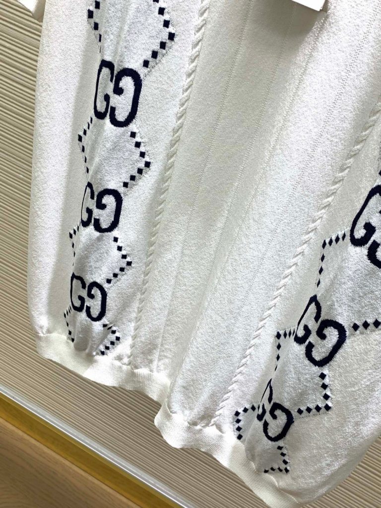 Gucci(グッチ) 激安販売 入手困難 コピー オシャレでカジュアル半袖poloニットシャツ