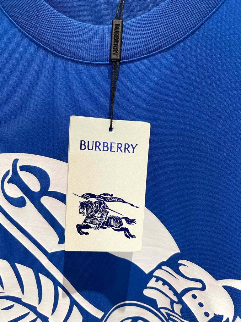 低価直輸入専門店 バーバリー アイキャッチ 騎兵プリント半袖Tシャツ