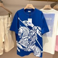 低価直輸入専門店 バーバリー アイキャッチ 騎兵プリント半袖Tシャツ