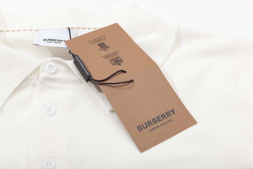 バーバリー 偽物 業界最高い品質 三色ニット半袖Tシャツポロシャツ