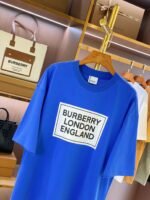 数量限定爆買い ロエベ バーバリー スーパーコピー アイキャッチ 芸能人 ロゴプリントカジュアル半袖Tシャツ