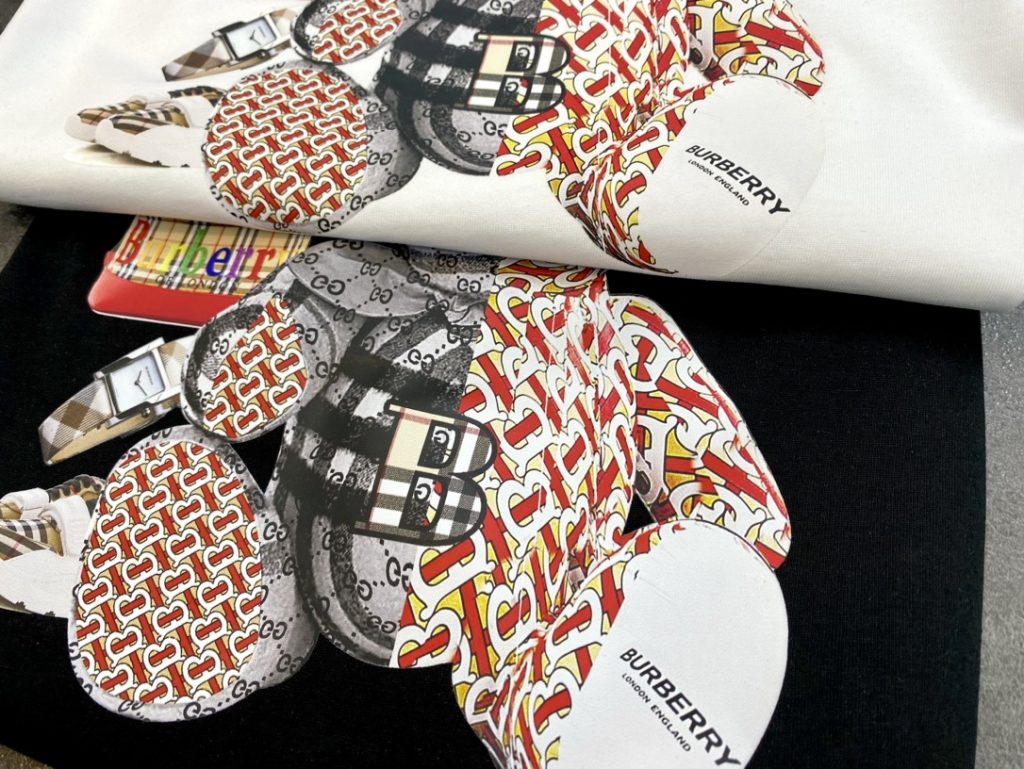 新作到着!! バーバリー 業界最高い品質 熊ちゃんプリントカジュアル半袖Tシャツ