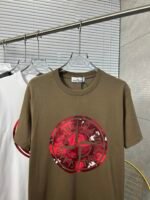 ストーンアイランド偽物 人気新作 芸能人 カップルタイプカジュアル半袖Tシャツ