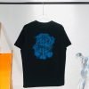 バレンシアガ 芸能人 偽物フロッキープリントカジュアル半袖Tシャツ