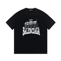 限定販売 バレンシアガ X グッチ コピー アルファベットプリントカジュアル半袖Tシャツ