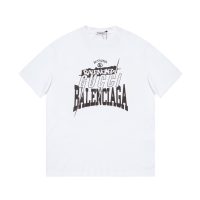 限定販売 業界最高い品質 バレンシアガ X グッチ スーパーコピー アルファベットプリントカジュアル半袖Tシャツ