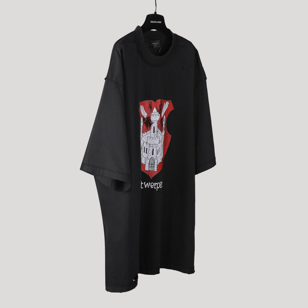 春夏人気定番安 バレンシアガ コピー レトロ プリントTシャツ