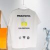 品質保証安い! バレンシアガ スーパーコピー 刺しゅうプリント半袖Tシャツ