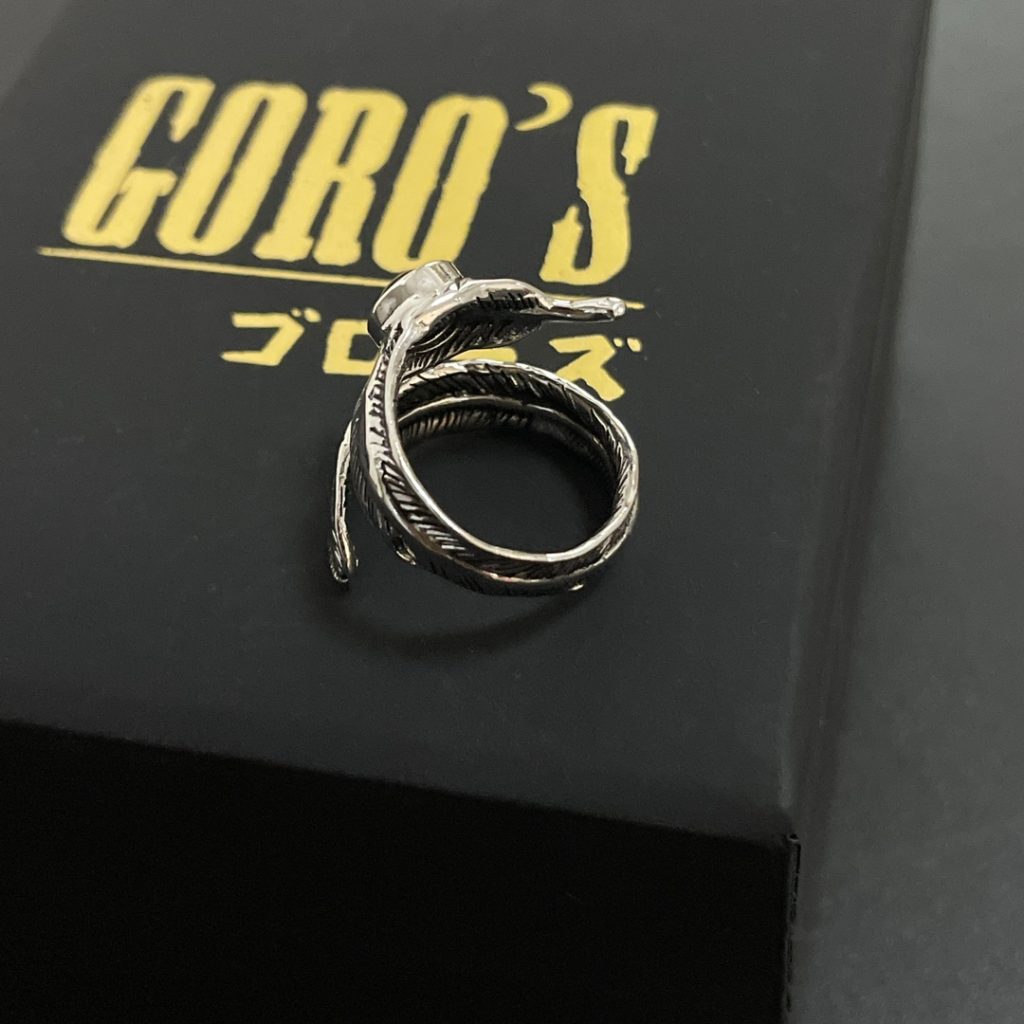 Goro’s ゴローズ髙橋吾郎激安販売コピー 925純銀の羽根指輪 