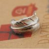 goro's ゴローズ 925純銀手作りシルバーアクセサリー フェザー指輪