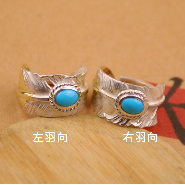 goro's ゴローズ 925純銀手作 スーパーコピー アイキャッチ フェザーリング|スーパーコピーn級優良店 2 goro's ゴローズ 925純銀手作 スーパーコピー アイキャッチ フェザーリング