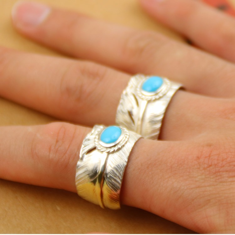 goro's ゴローズ 925純銀手作 スーパーコピー アイキャッチ フェザーリング|スーパーコピーn級優良店 3 goro's ゴローズ 925純銀手作 スーパーコピー アイキャッチ フェザーリング