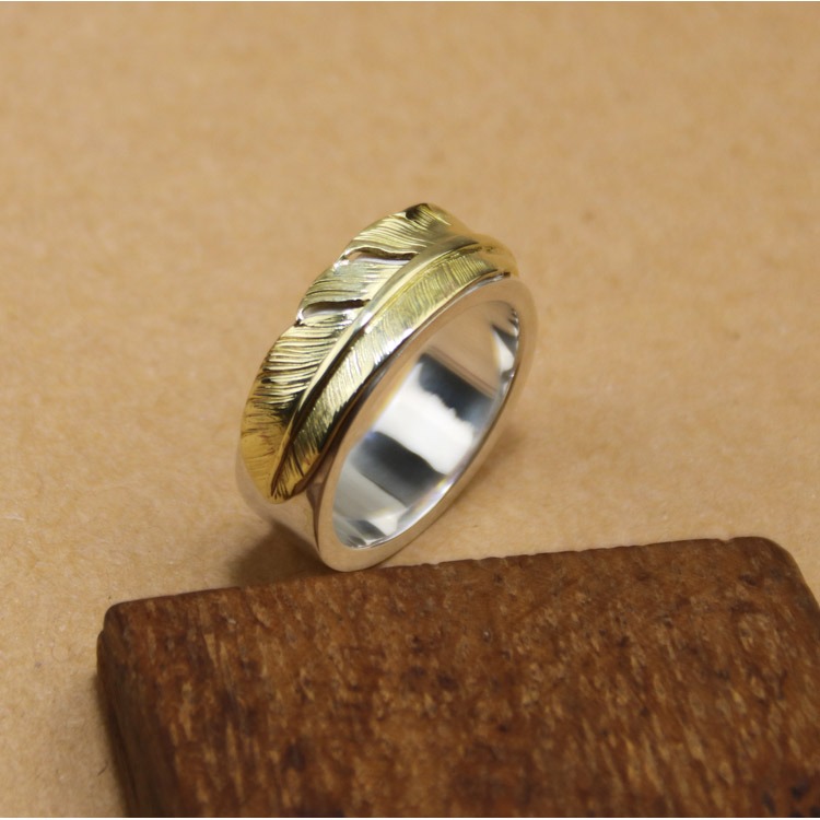 高橋吾郎 ゴローズ スーパーコピー 手作りシルバーアクセサリー羽根指輪925純銀|スーパーコピーn級優良店 5 高橋吾郎 ゴローズ スーパーコピー 手作りシルバーアクセサリー羽根指輪925純銀