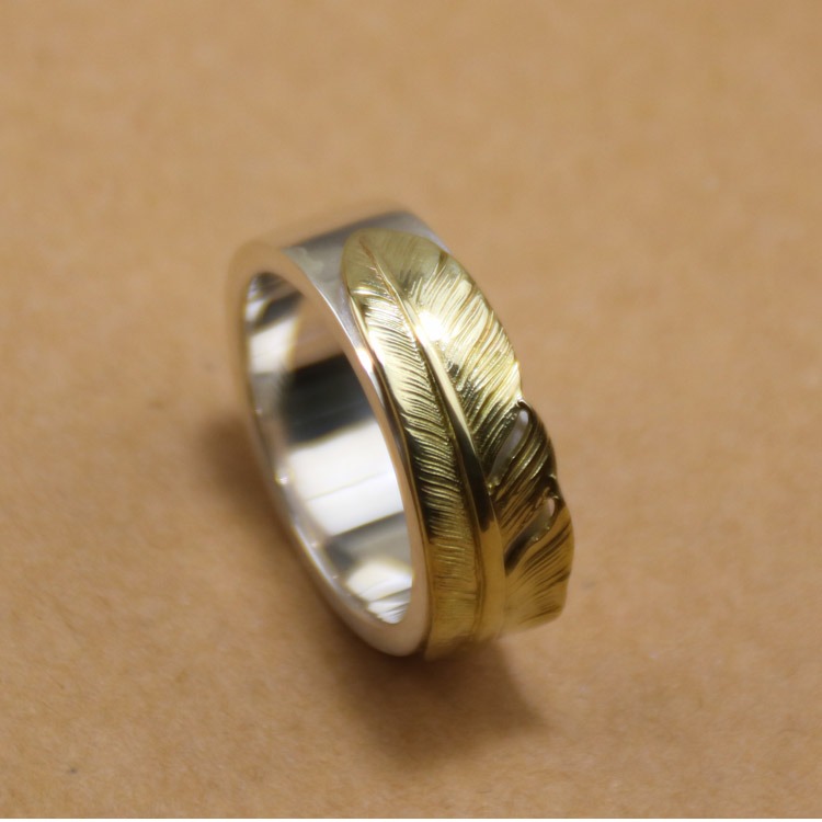 高橋吾郎 ゴローズ スーパーコピー 手作りシルバーアクセサリー羽根指輪925純銀|スーパーコピーn級優良店 8 高橋吾郎 ゴローズ スーパーコピー 手作りシルバーアクセサリー羽根指輪925純銀