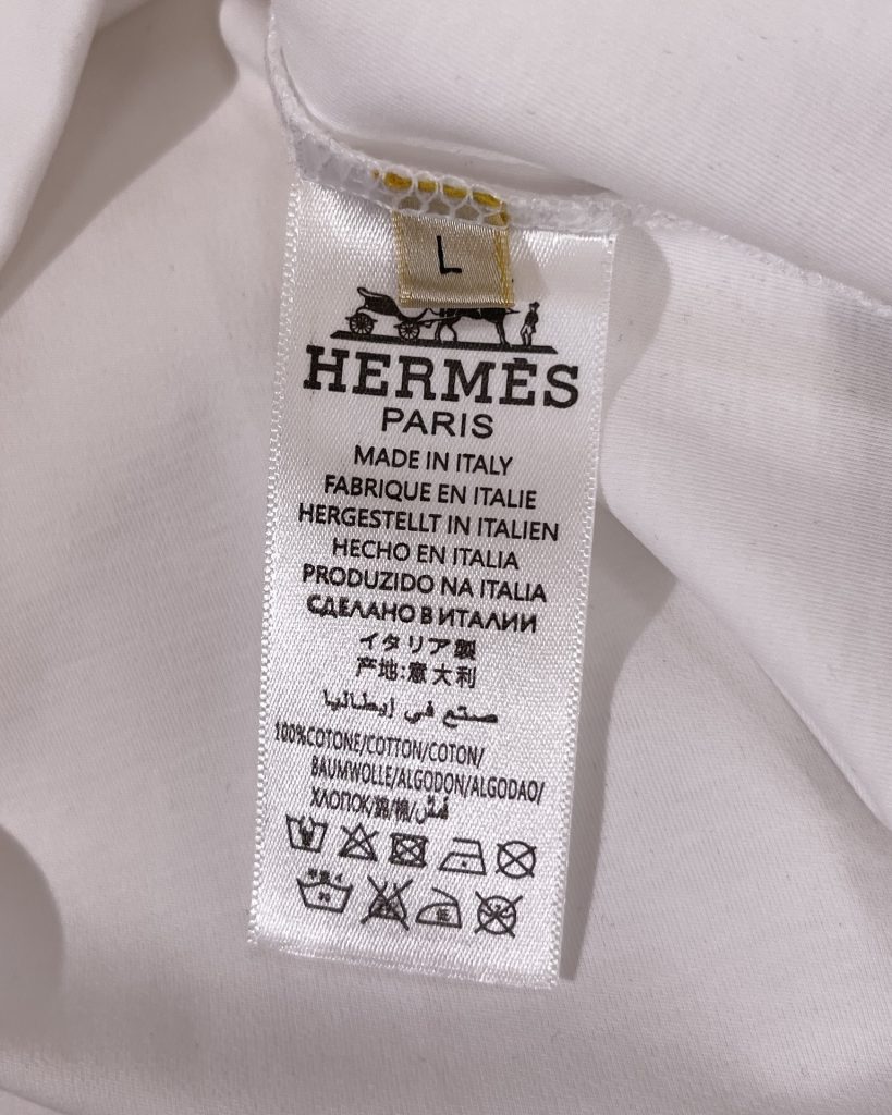  エルメス スーパーコピー繊細で柔らかい刺繍カジュアル半袖Tシャツ