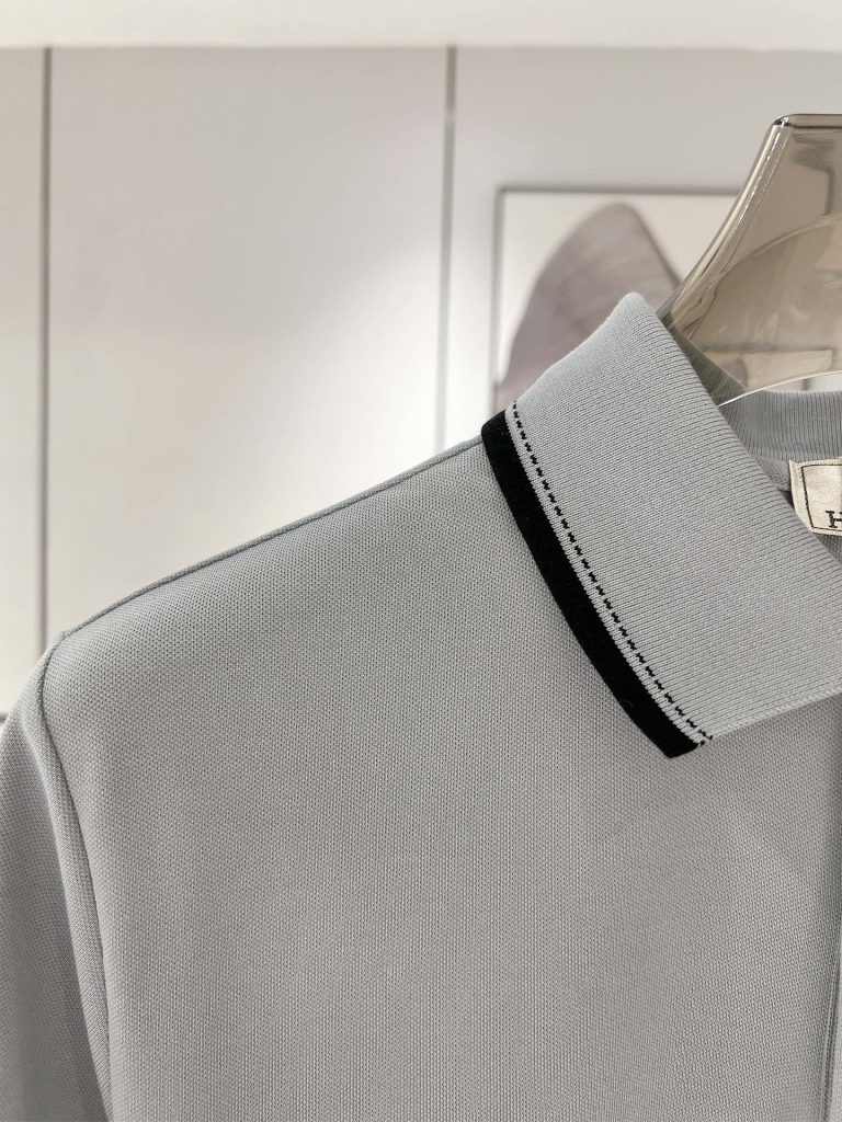 エルメス n級品  入手困難  業界最高い品質  超お得柔らかい折り襟メンズポロシャツ