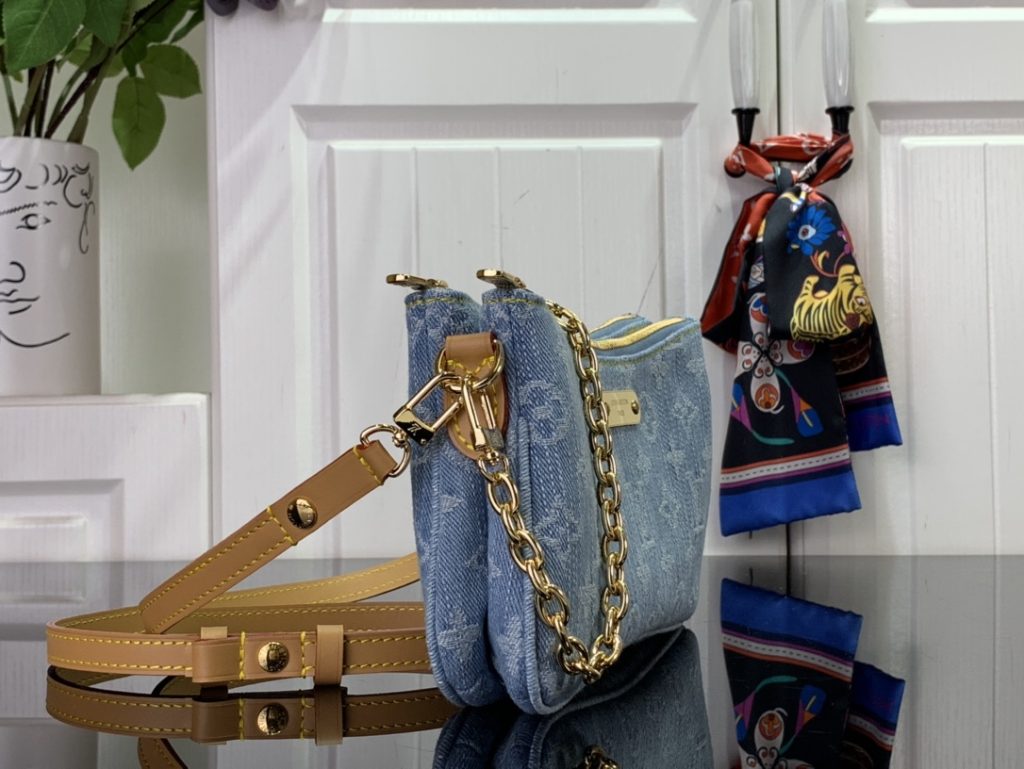 ルイヴィトン スーパーコピー 新作デニムキャンバスバッグ 