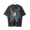 セントマ イケル スーパーコピー メデューサ レトロ カジュアル半袖Tシャツ
