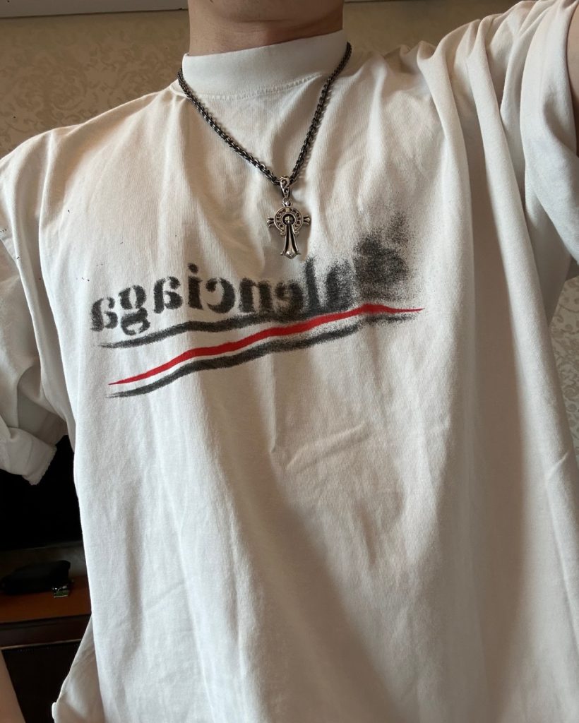 セントマ イケル コピー ファッション 波プリントカジュアル半袖Tシャツ