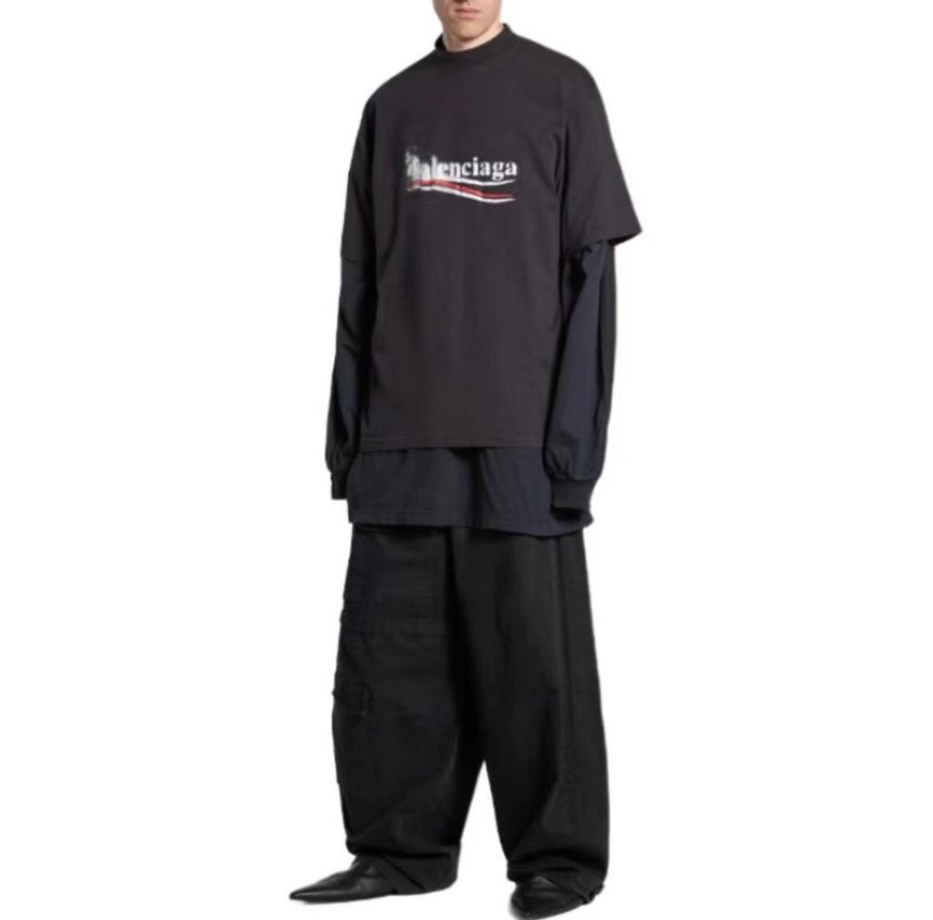 激安販売 業界最高い品質 セントマ イケル コピー ファッション 波プリントカジュアル半袖Tシャツ