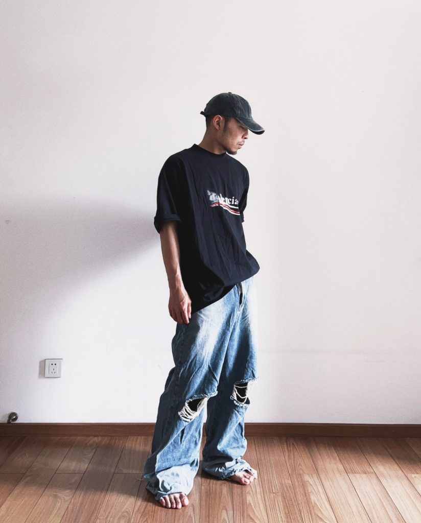 激安販売 業界最高い品質 セントマ イケル コピー ファッション 波プリントカジュアル半袖Tシャツ