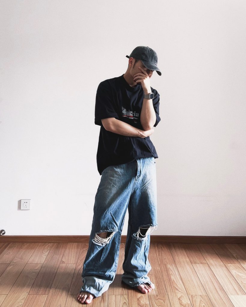 激安販売 業界最高い品質 セントマ イケル コピー ファッション 波プリントカジュアル半袖Tシャツ