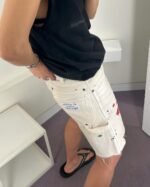 セントマ イケル スーパーコピー 優良サイト 口コミ グラフィティ レトロ カジュアルショートパンツ
